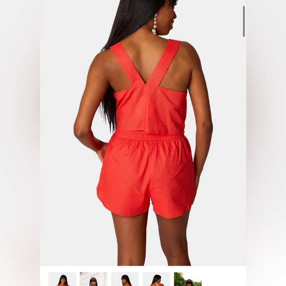 Buddy love short set in flame - Picture 2 of 6